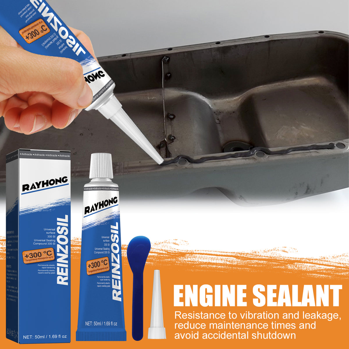 Engine Sealant for High-Temperature Oil Leak Repair