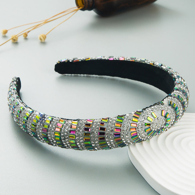 Crystal Hair Hoop for Elegant Occasion Hair Styles