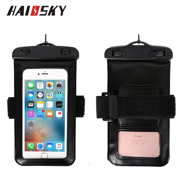 Waterproof Phone Pouch Armband for Swimming & Snorkeling