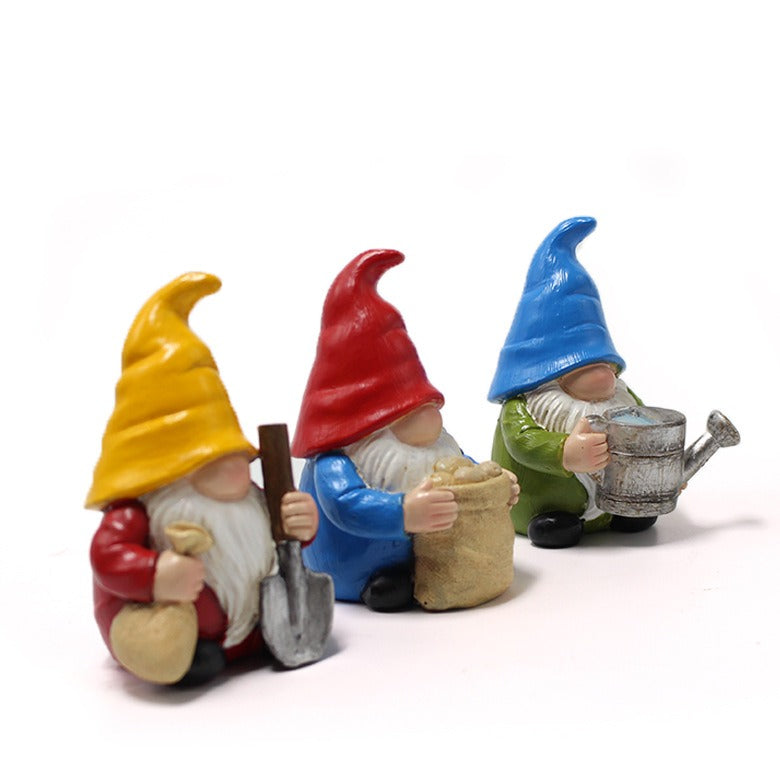 Resin Garden Gnome Statues for Whimsical Yard Decor
