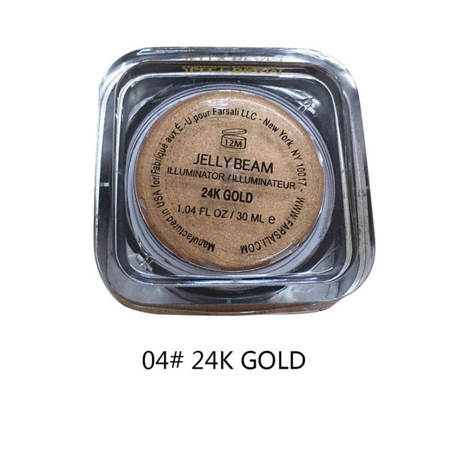 Liquid Face Highlighter Makeup for Buildable Radiant Glow