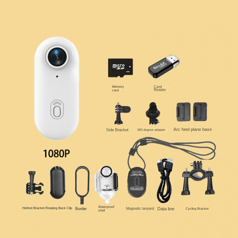 4K Thumb Camera with Magnetic Clip for Hands-Free POV