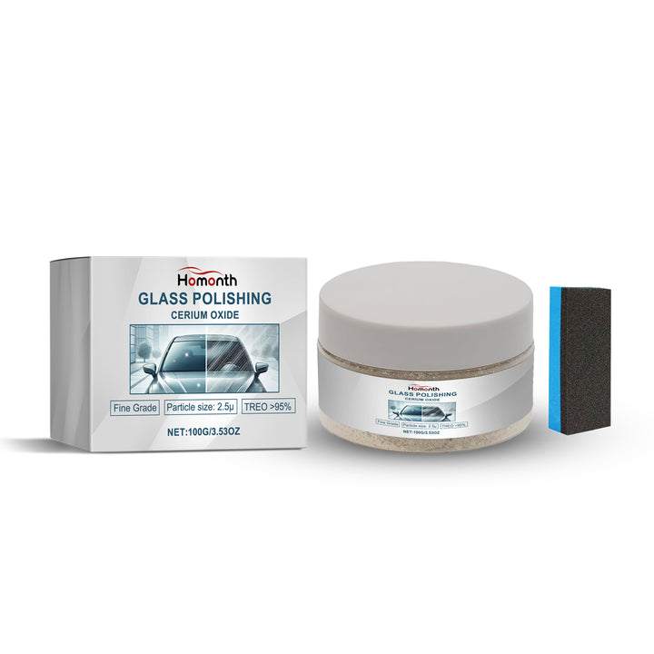 Cerium Oxide Glass Polish for Clearer Windshields