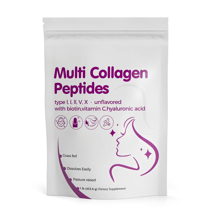 Multi Collagen Peptides Powder — 5-Type Collagen for Skin