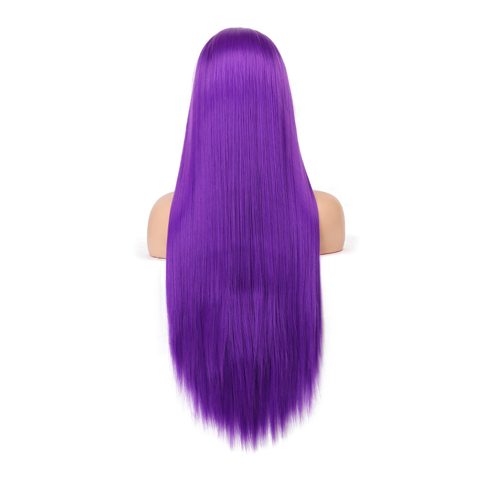 Lace Front Purple Wig for Instant Long, Bold Style