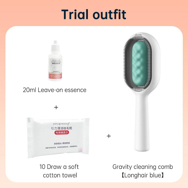 Pet Deshedding Comb With Water Tank For Less Fur