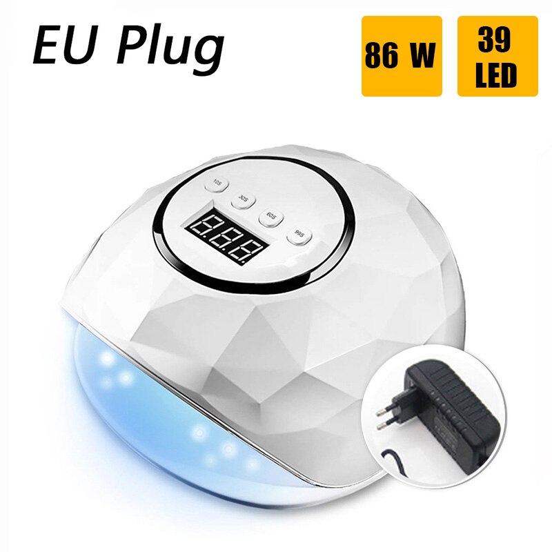 86W UV LED Nail Lamp — Professional Gel Curing in 10 Seconds