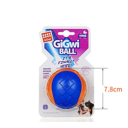 Squeaky Dog Chew Ball for Safe Outdoor Fetch Play