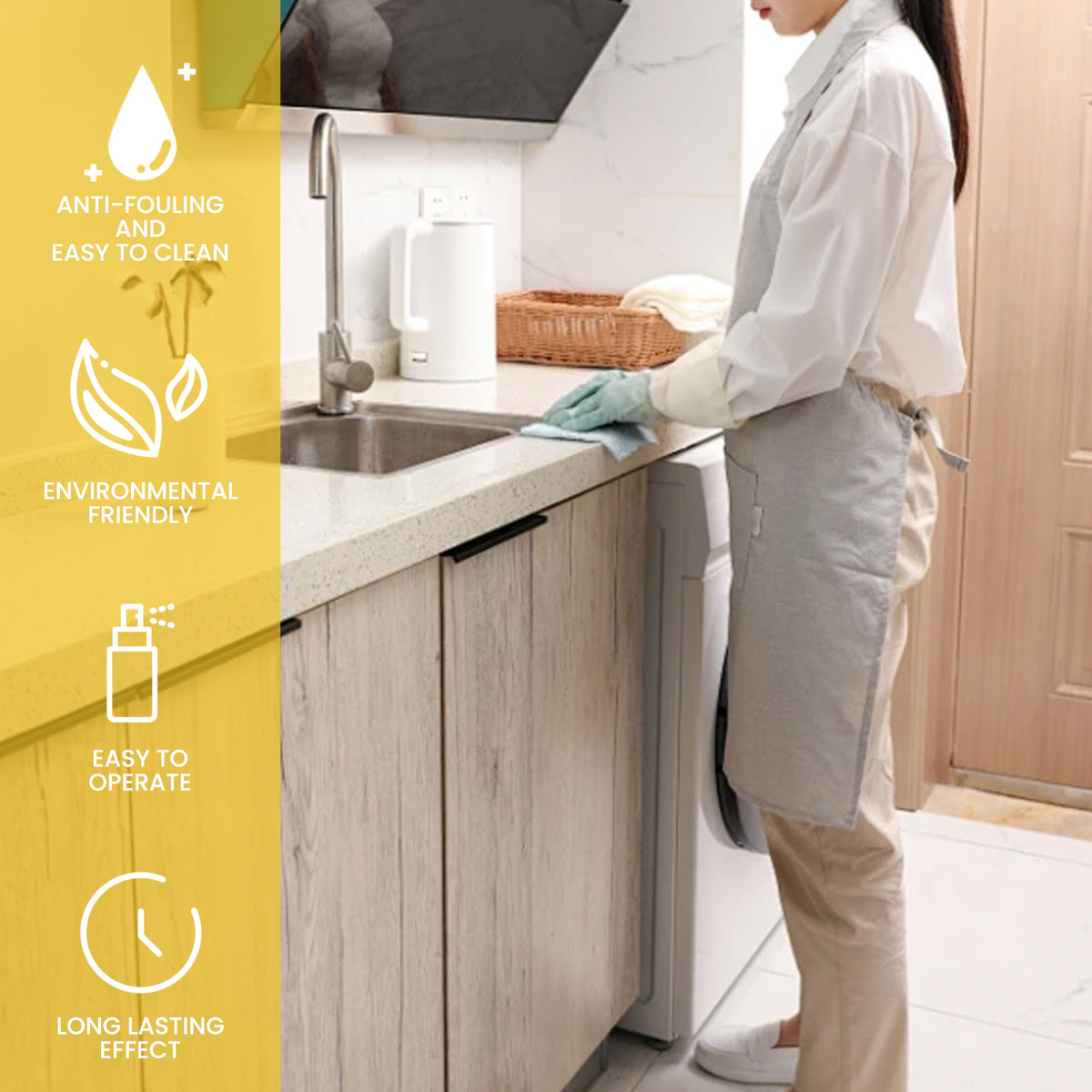 Multi-Surface Cleaning Cream for Stubborn Kitchen Grease