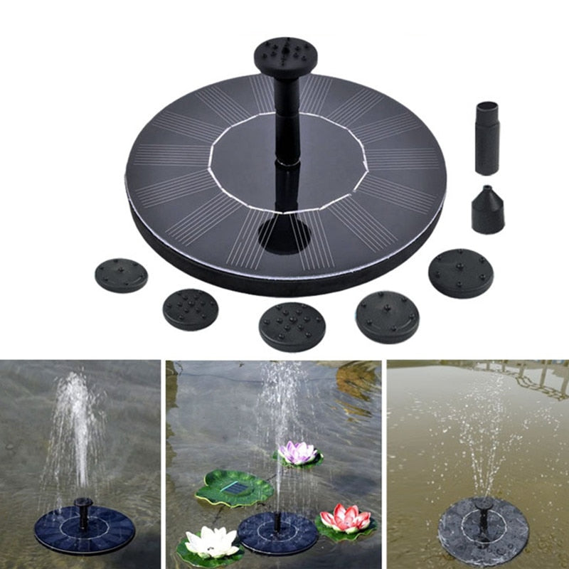Solar Floating Fountain for Ponds and Birdbaths