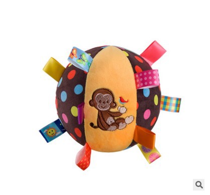 Baby Plush Bell Ball Toy – Soft Cloth Sensory Play