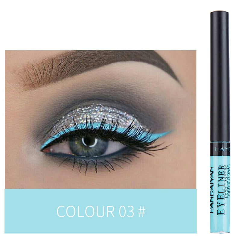 HANDAIYAN 12 Color Liquid Eyeliner Waterproof Set