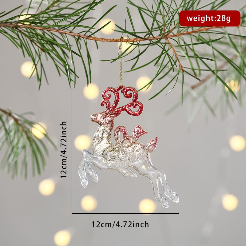 Acrylic Christmas Ornaments for Sparkling Tree Decor