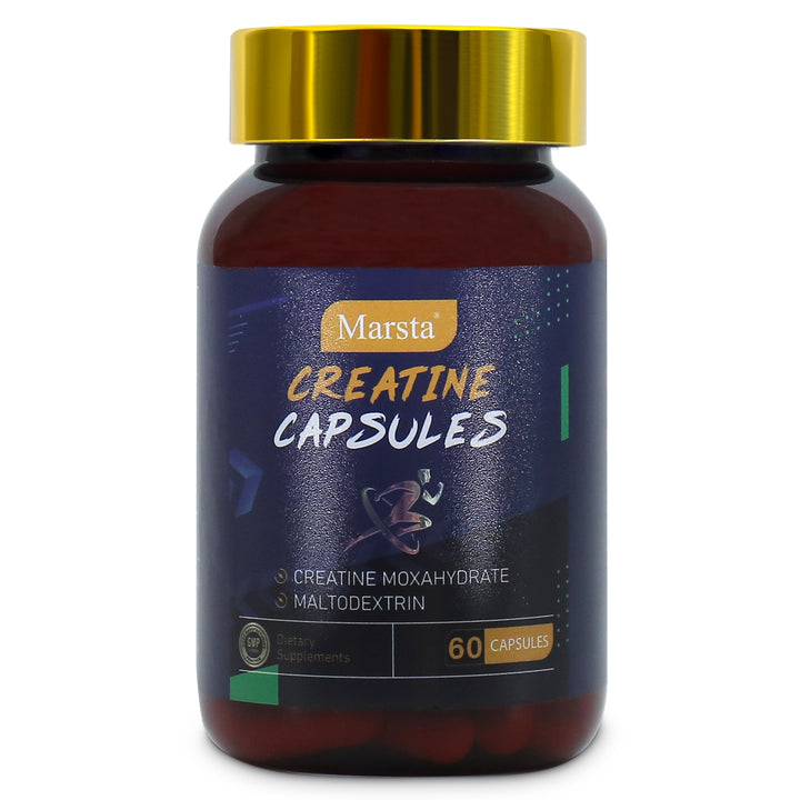 Creatine Monohydrate Capsules — 2.5g Pure for Strength Gains