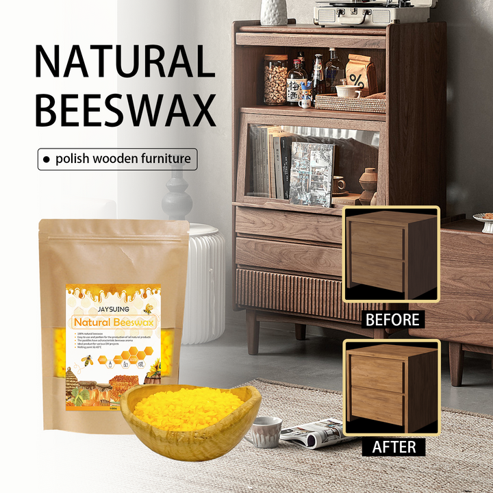 Pure Beeswax Granules for Furniture, Leather & DIY Wax