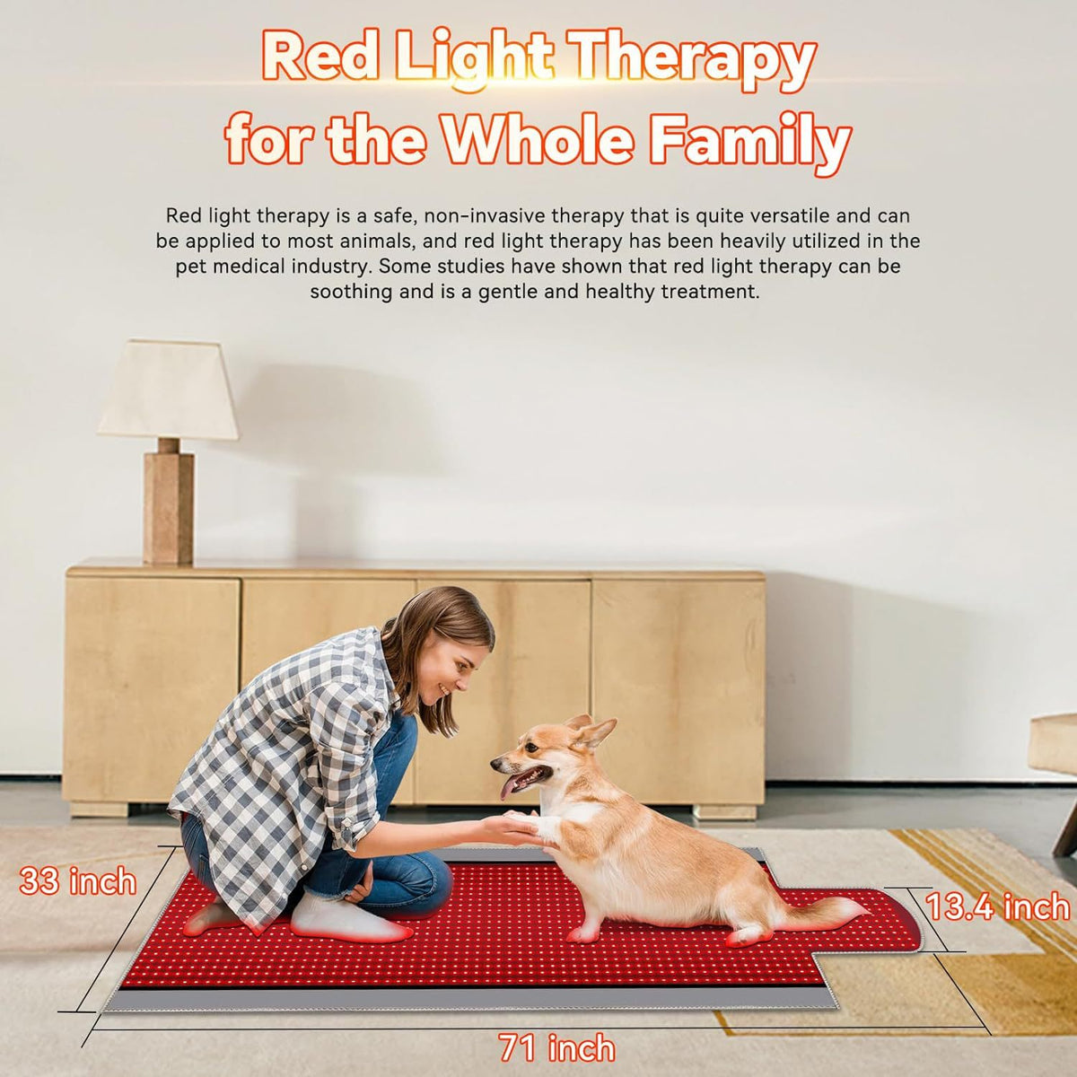 Red light therapy nursing, phototherapy mattress, pulse red