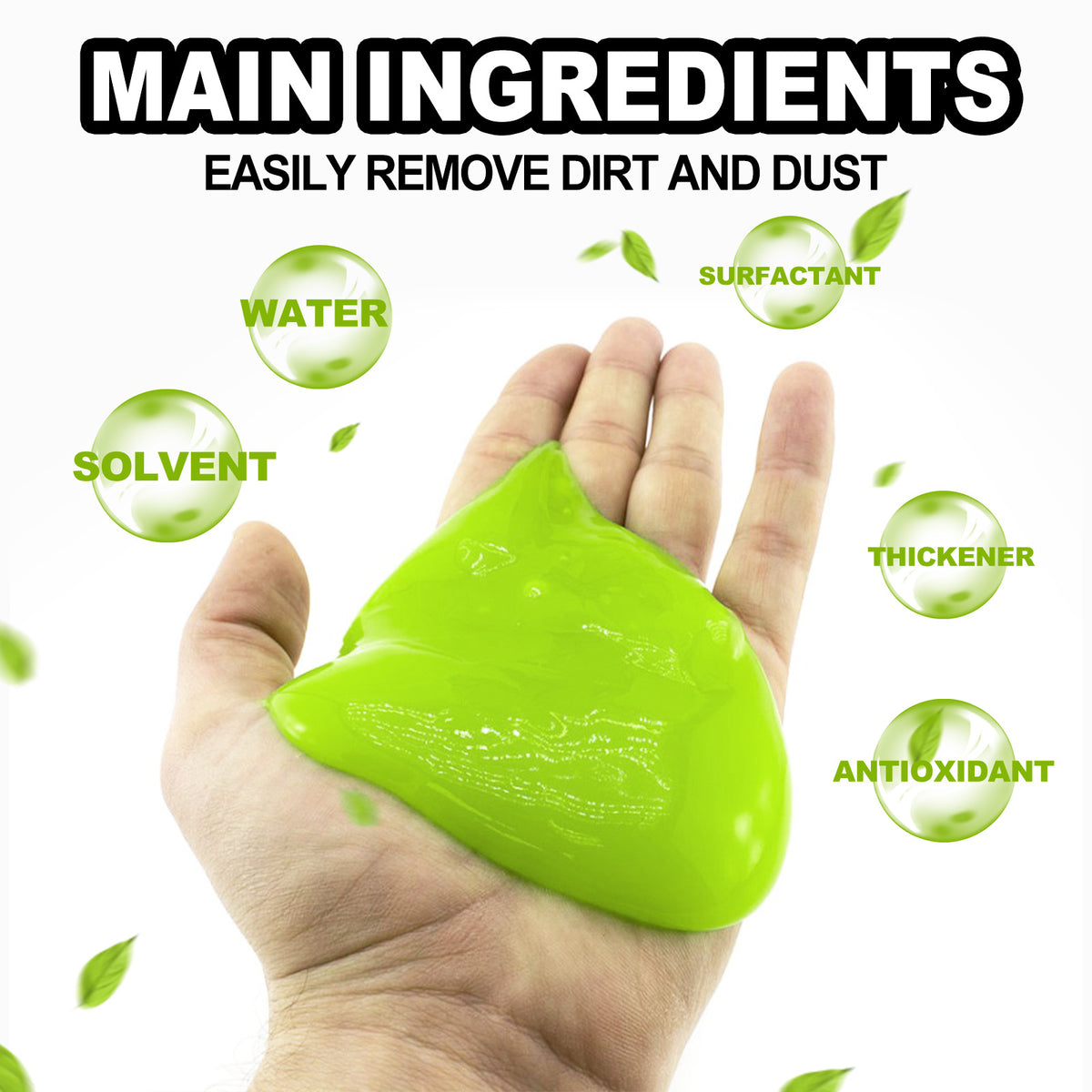 Car Cleaning Gel for Quick Dust-Free Interior Cleaning
