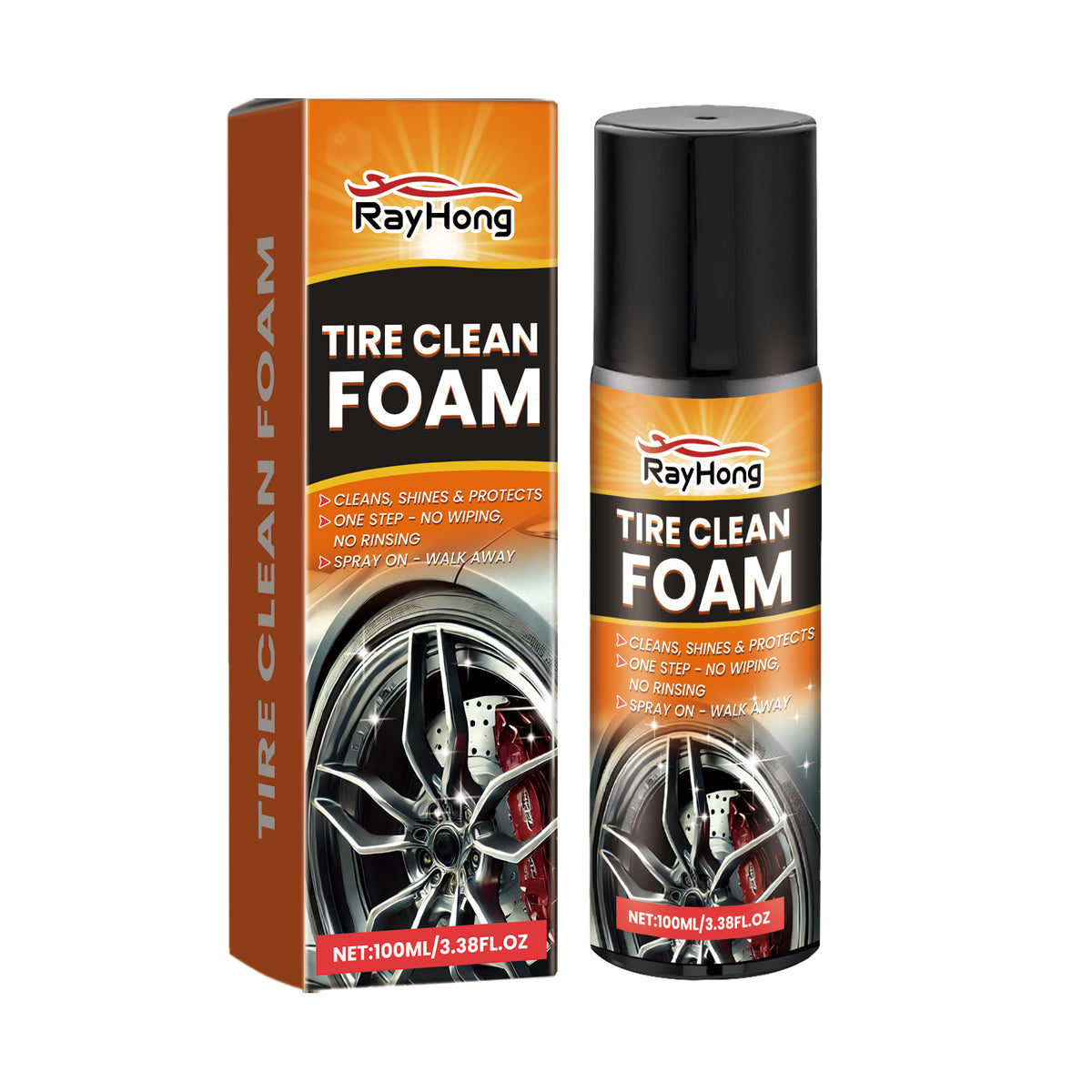 Automotive Wheel Cleaner Foam for Fast, Deep Shine