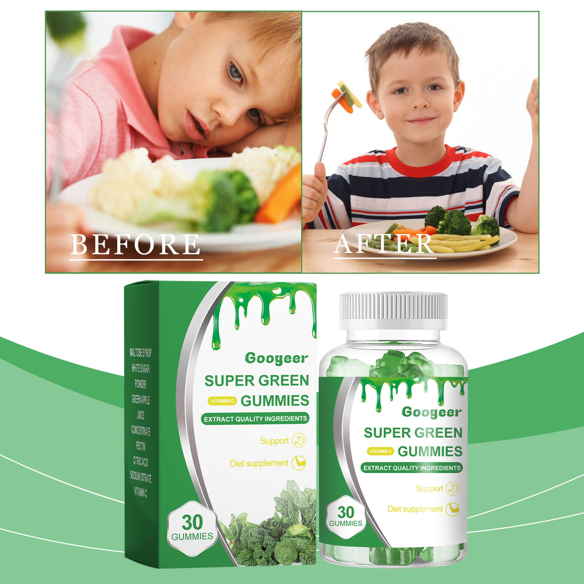 Super Green Gummies — Increase Appetite & Vitality Naturally