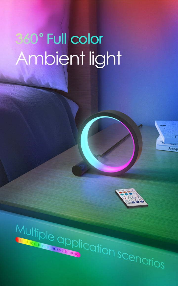 Full-Color LED Ring Light with Music Sync & App Control