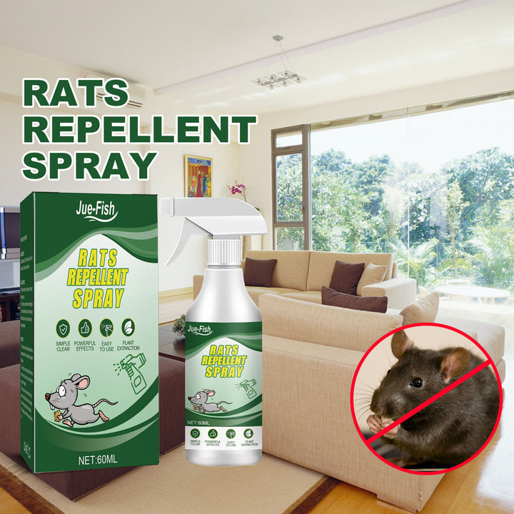 Rat Repellent Spray with Plant Oils for Home and Car