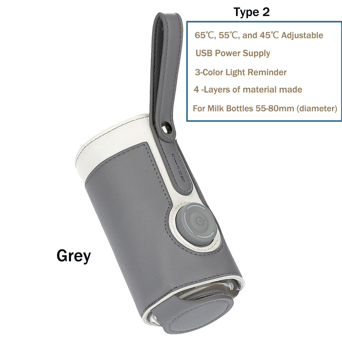 Portable Baby Bottle Warmer: Warm Milk Anywhere USB