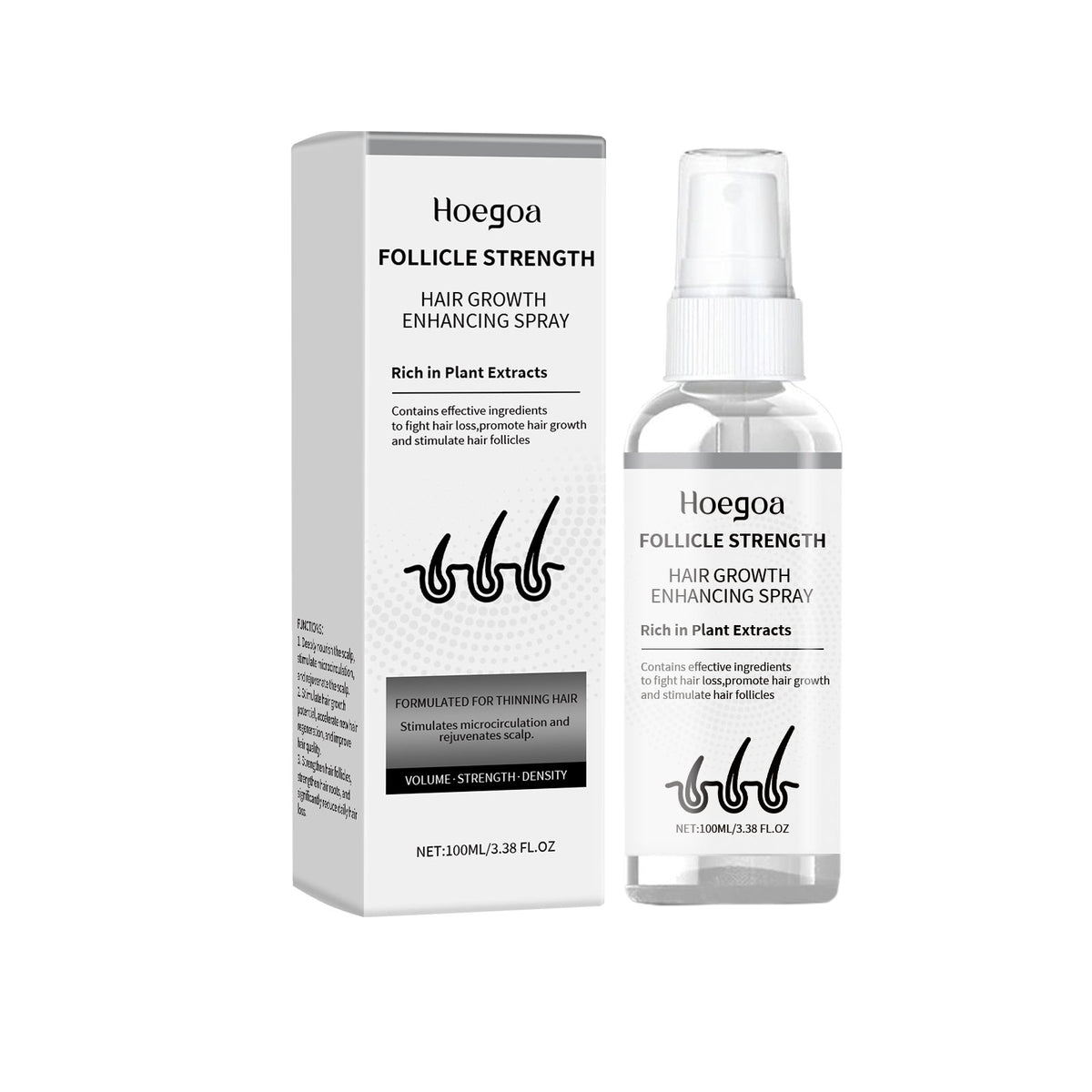Hair Growth Spray for Stronger-Looking, Moisturized Hair