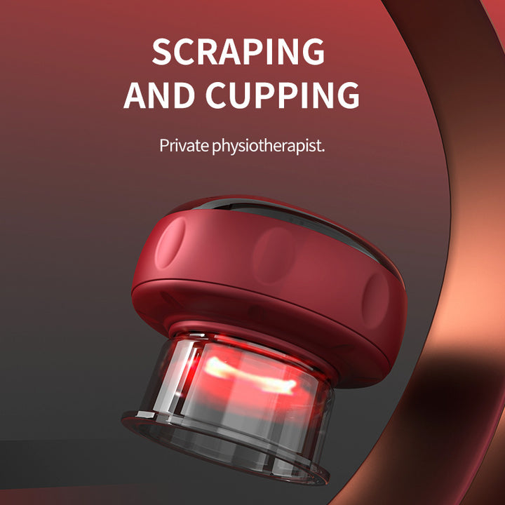 Heated Vacuum Cupping Device for Neck & Shoulder Relief