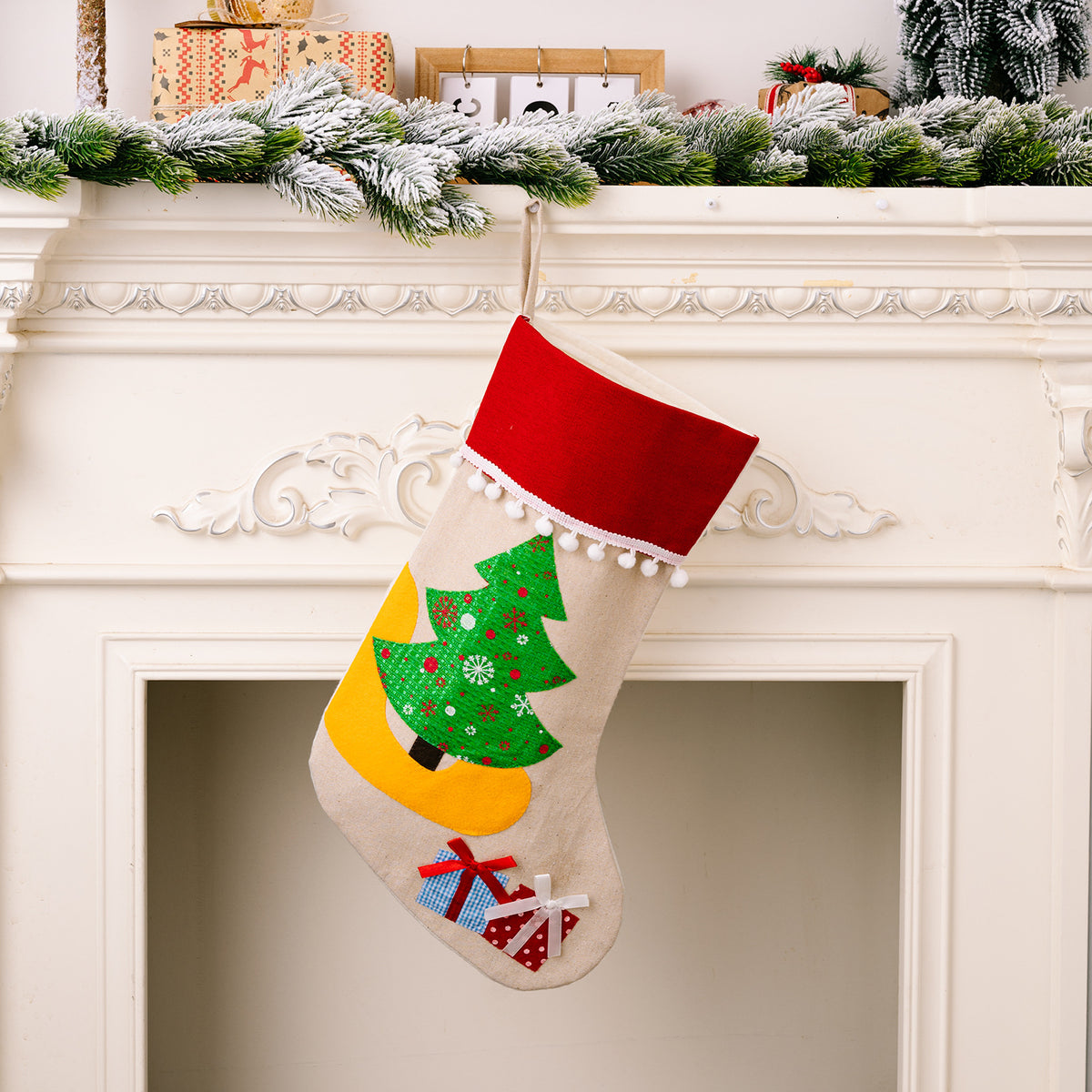 Christmas Stocking Set for Festive Gift Giving Decor