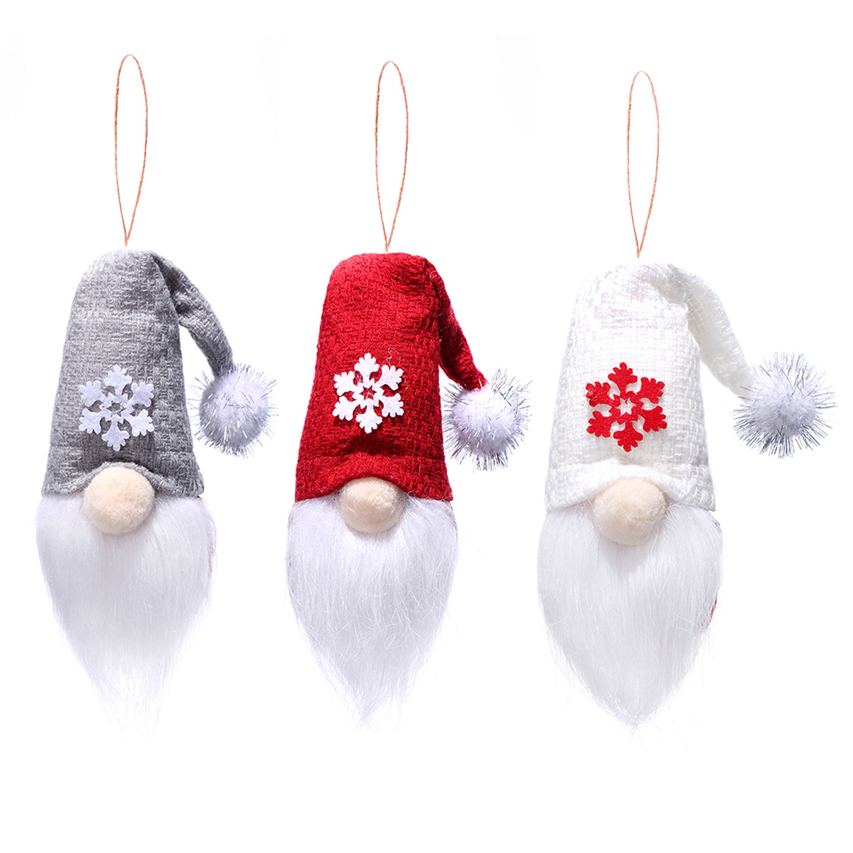 Christmas Gnome Ornaments Set for Cozy Tree Decorating