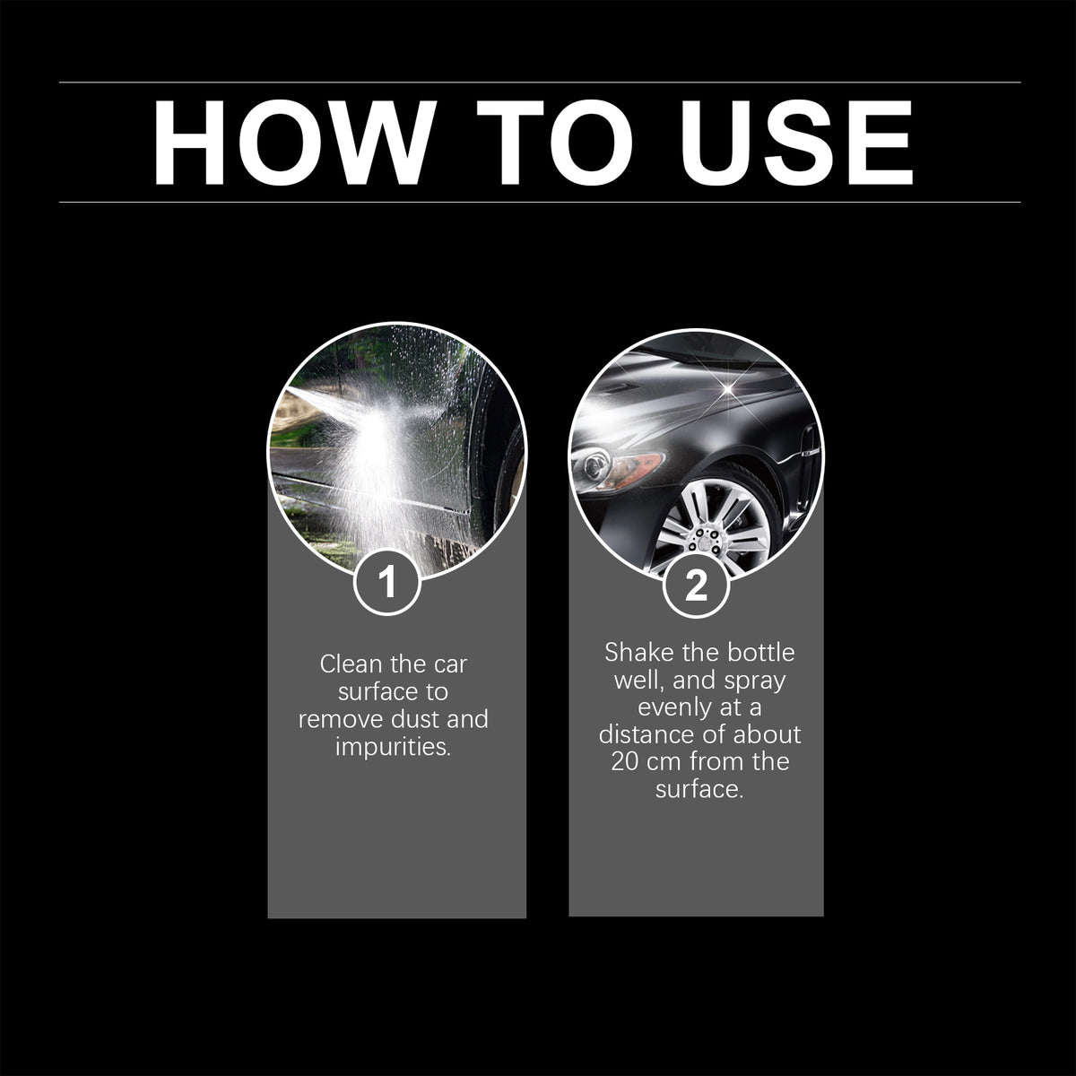 Auto Polishing Spray for Glossy Paint & UV Protection