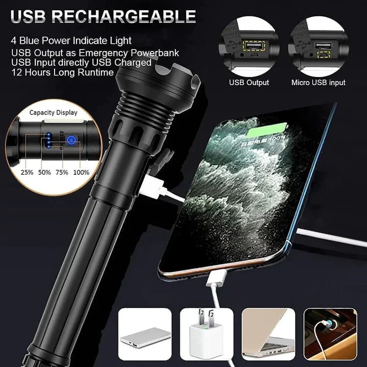 LED Laser Flashlight - wanelo - store - roman