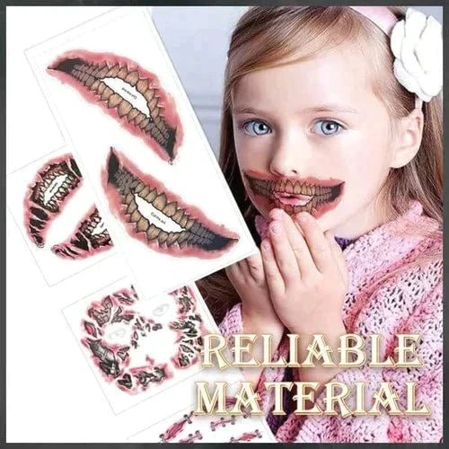 Halloween temporary tattoo - wanelo - store - roman