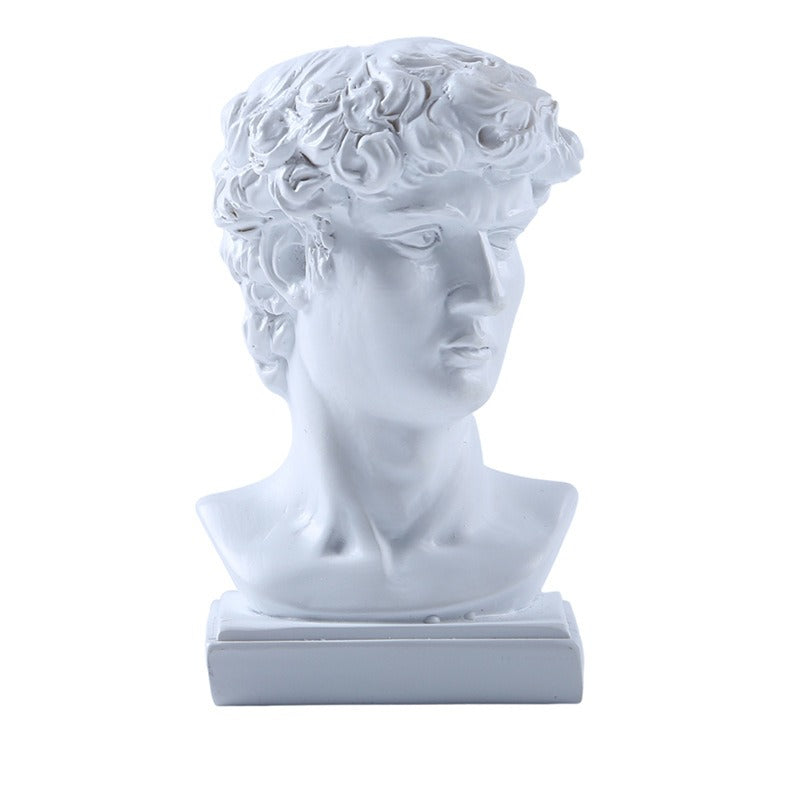 David Bust Sculpture: Classical Style for Small Spaces