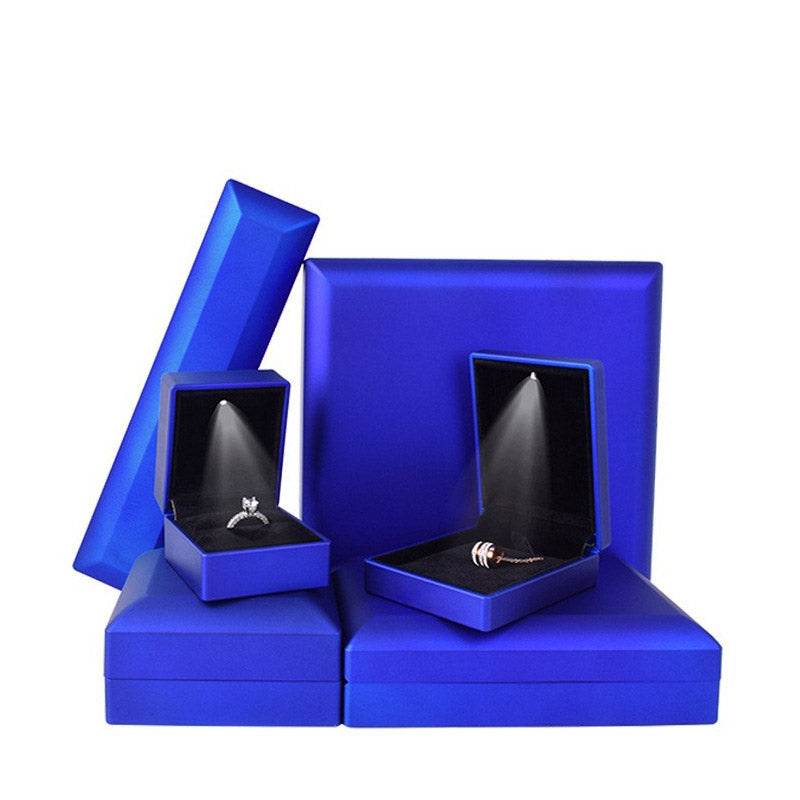 LED Jewelry Box With Built-In Light for Proposals & Gifts
