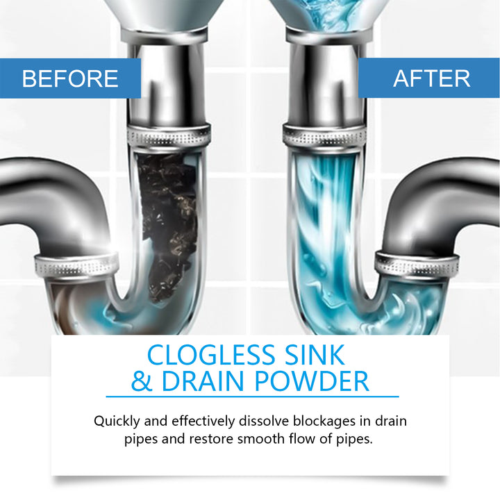 Drain Cleaning Powder for Fast, Fresh Kitchen Drain Flow