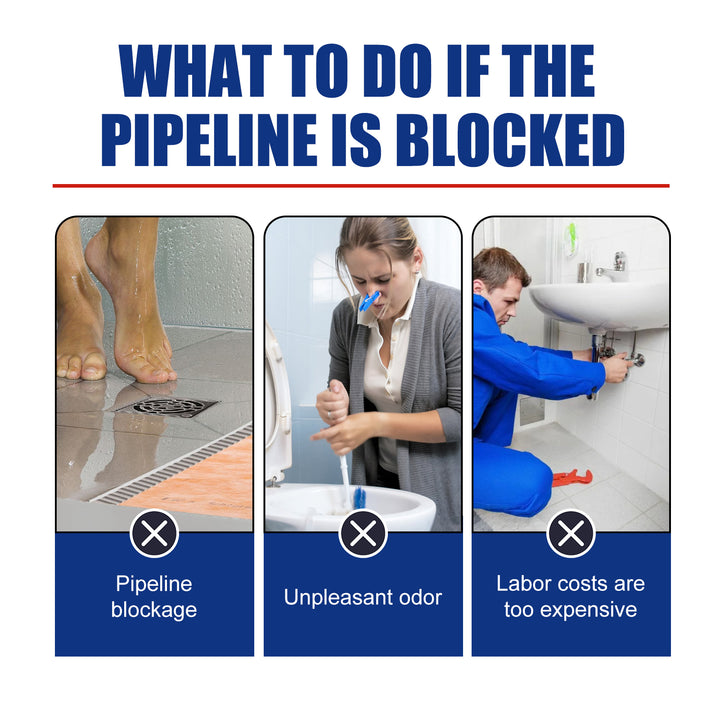 Drain Cleaner Powder for Clogs, Odors & Slow Drains
