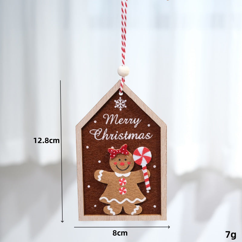Felt Gingerbread Ornament Set for Cohesive Christmas Trees