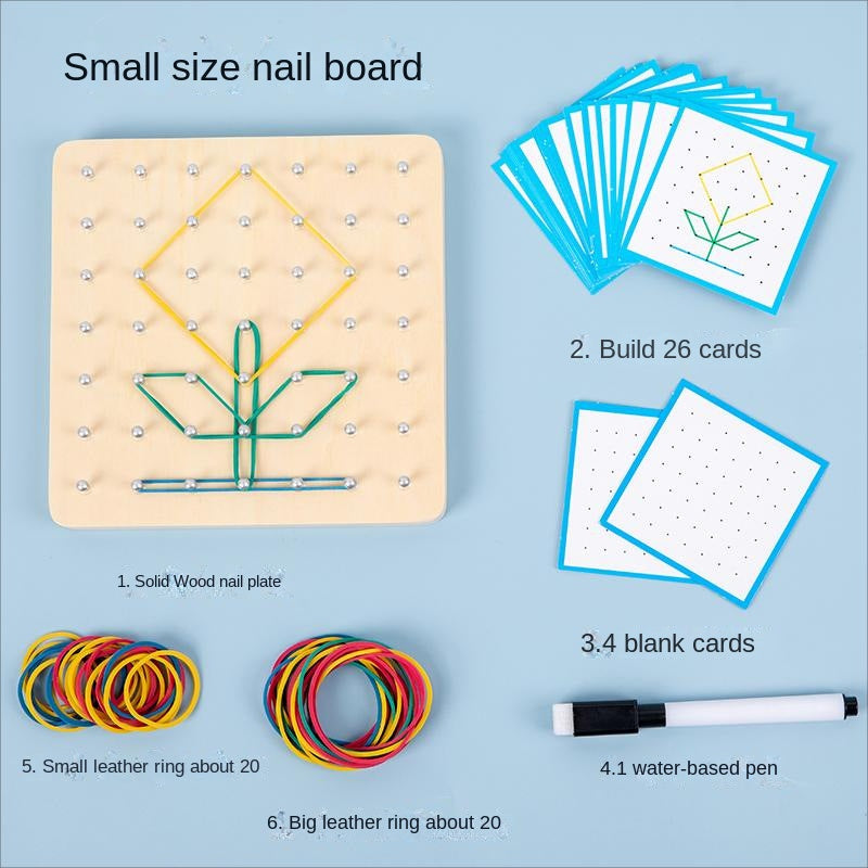Montessori Math Pegboard Toy for Hands-On Learning