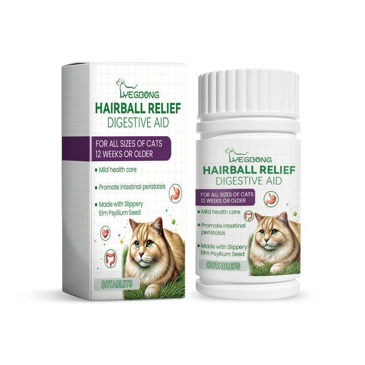 Cat Grass Tablets for Hairball & Digestive Support