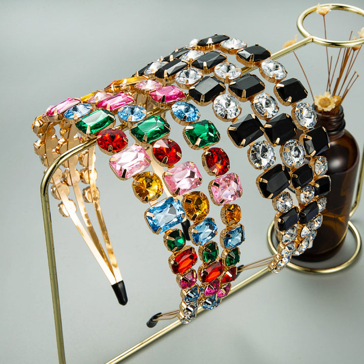 Jeweled Headband for Bridal Event Glamour Styling