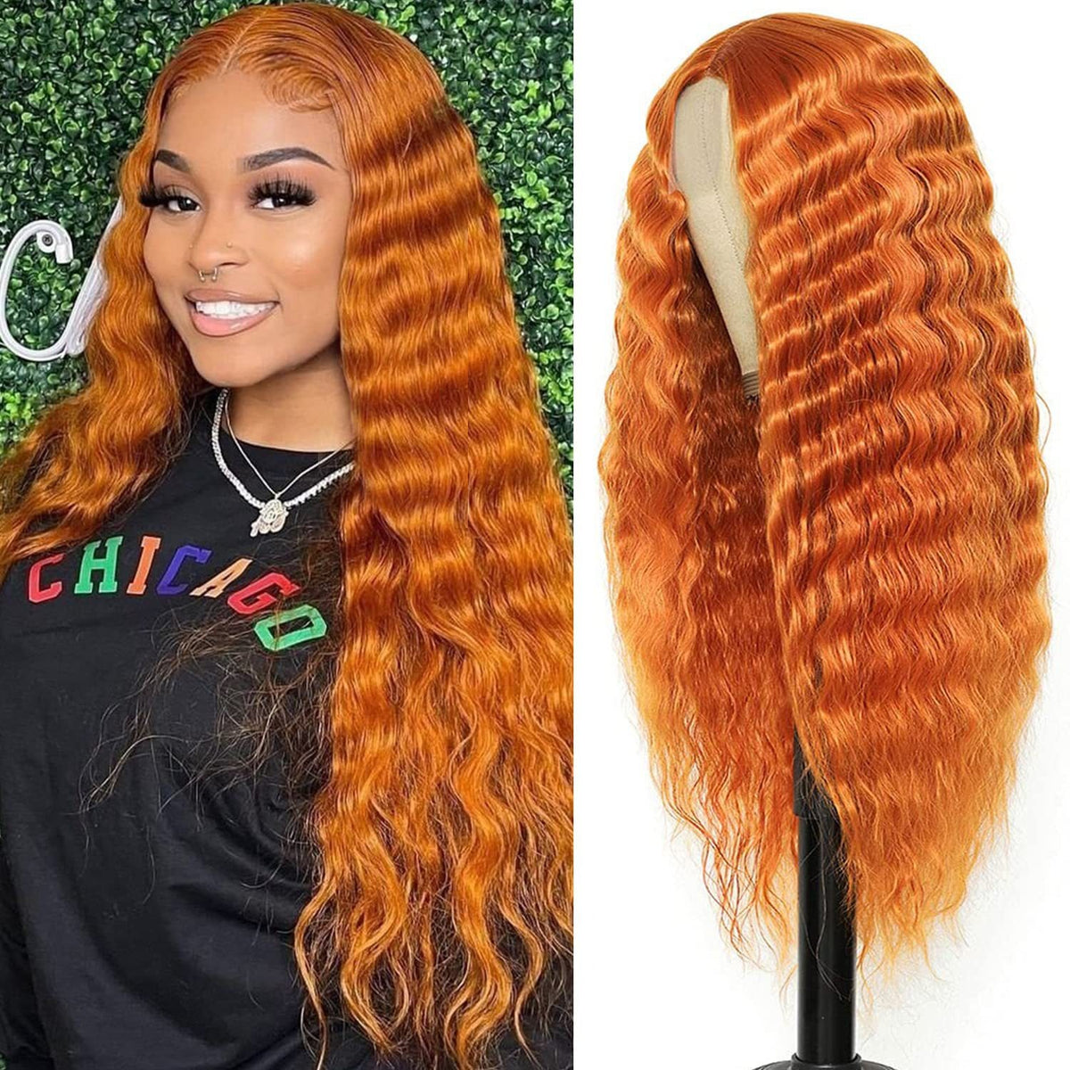 Deep Wave Lace Wig for Long, Voluminous Glamour Looks