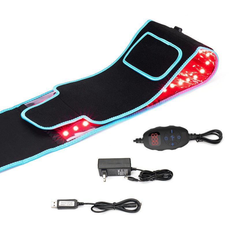 Red Light Therapy Belt with Timer, Pulse & Brightness Modes