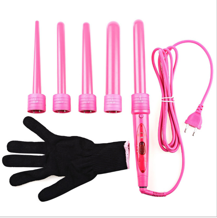 5 Barrel Curling Iron Set for Versatile Curls and Waves