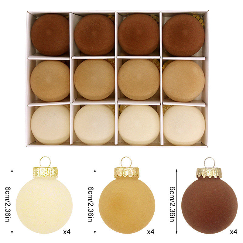 6cm Christmas Ball Ornaments for Coordinated Trees