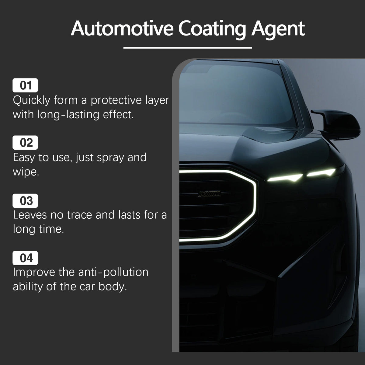 Automotive Nano Coating for Glossy Paint Protection