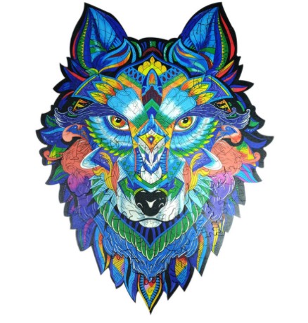 Animal-Shaped Wooden Jigsaw Puzzle for Quiet Focus