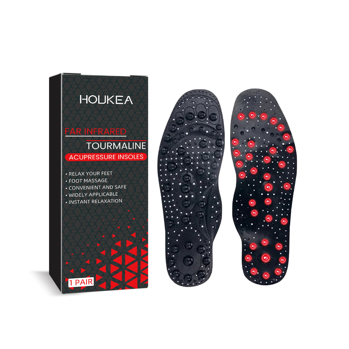 Acupressure Insoles for Arch Support and Foot Comfort