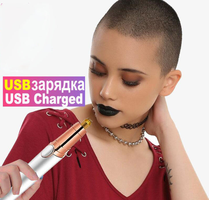 USB Eyebrow Trimmer for Precision Facial Hair Touch-Ups