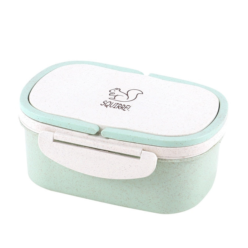 Two-Layer Bento Lunch Box for Neat, Compact Meal Prep